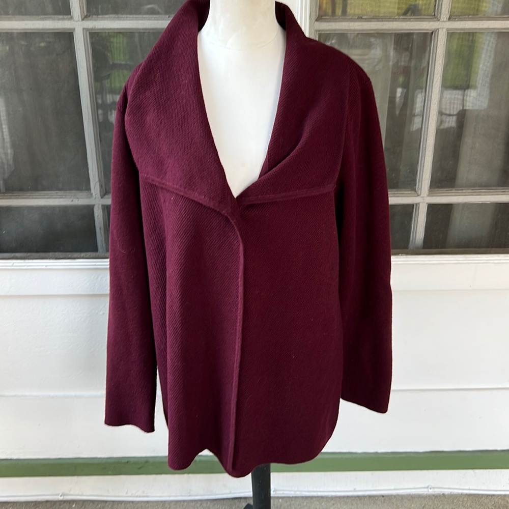 Burgundy PM Cardigan Sweater